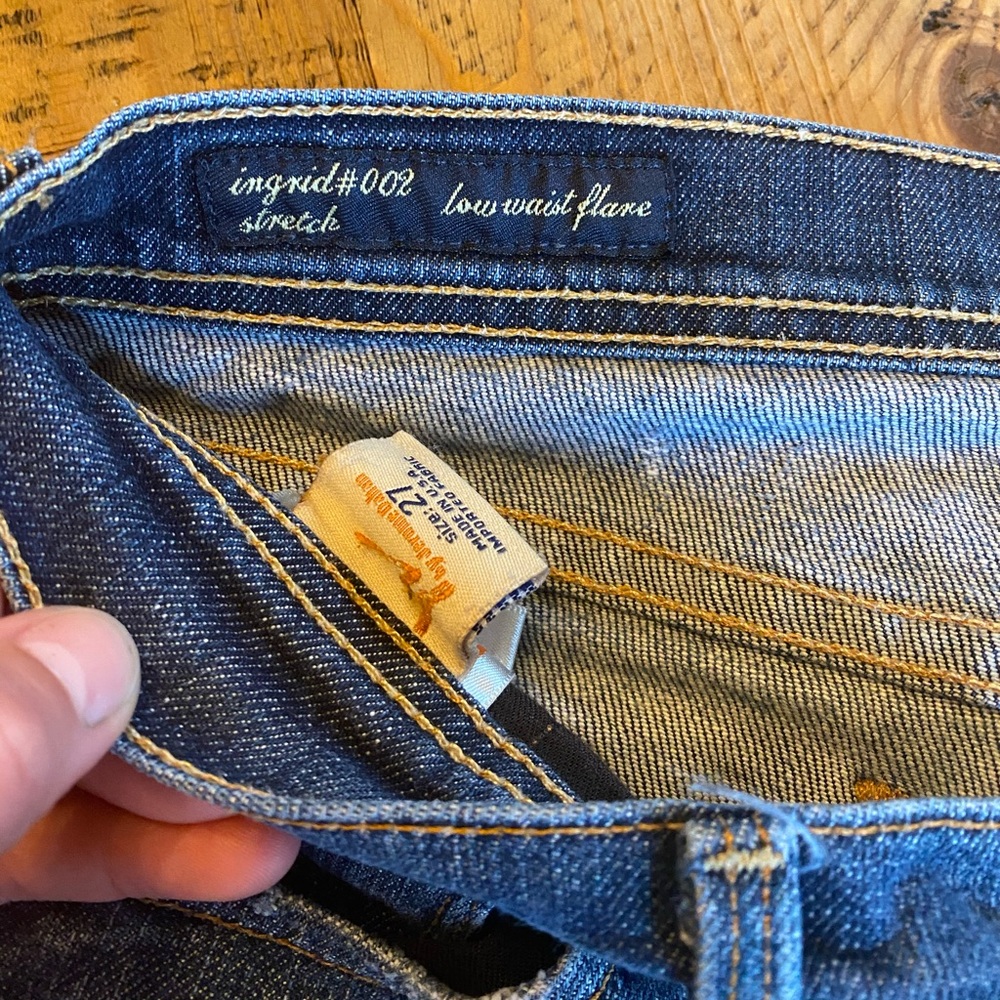 ๐จ Handpainted CoH Ingrid Jeans Size 27 Brazil B2 - Picture 4 of 8